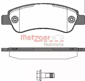 Комплект тормозных колодок METZGER 1238.00